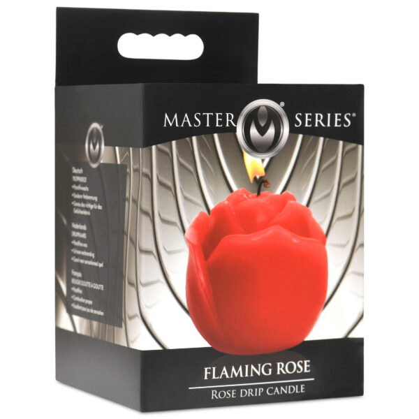 Flaming Rose Drip Candle-7