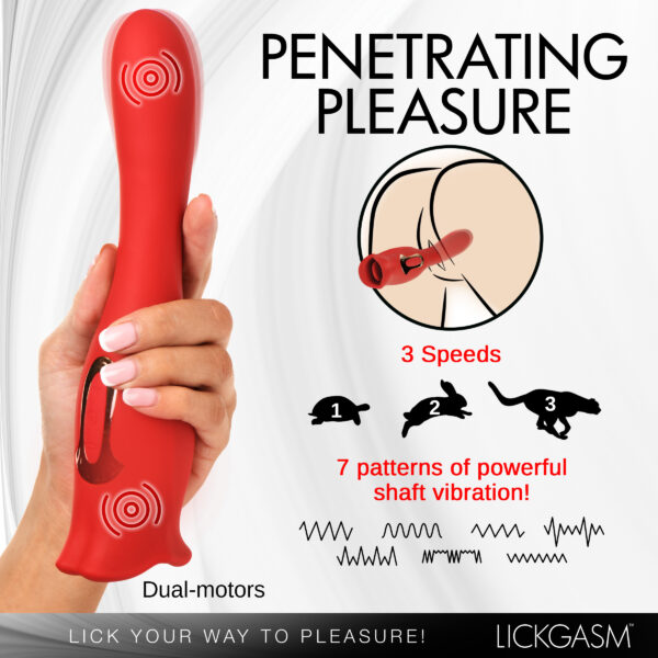 Kiss and Tell Pro Dual-ended Kissing Vibrator-10
