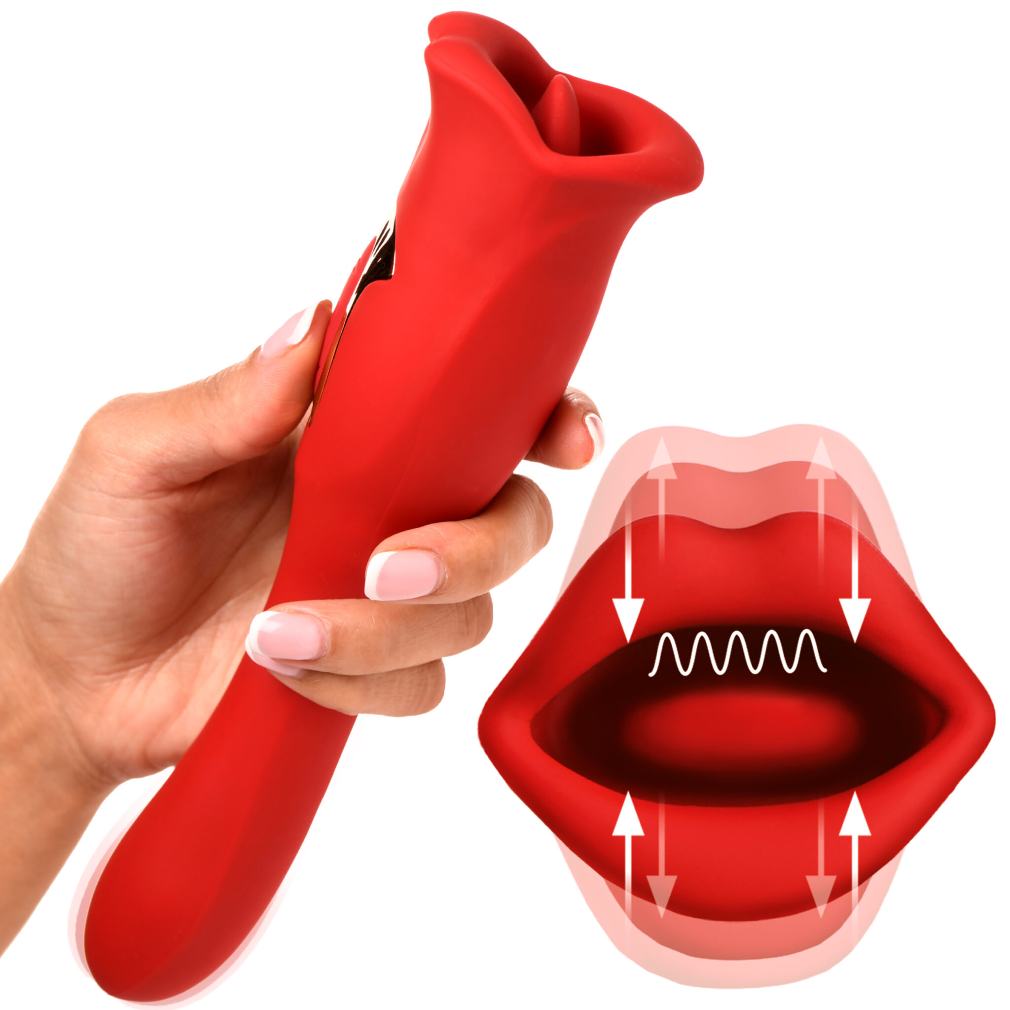 Kiss and Tell Pro Dual-ended Kissing Vibrator-2