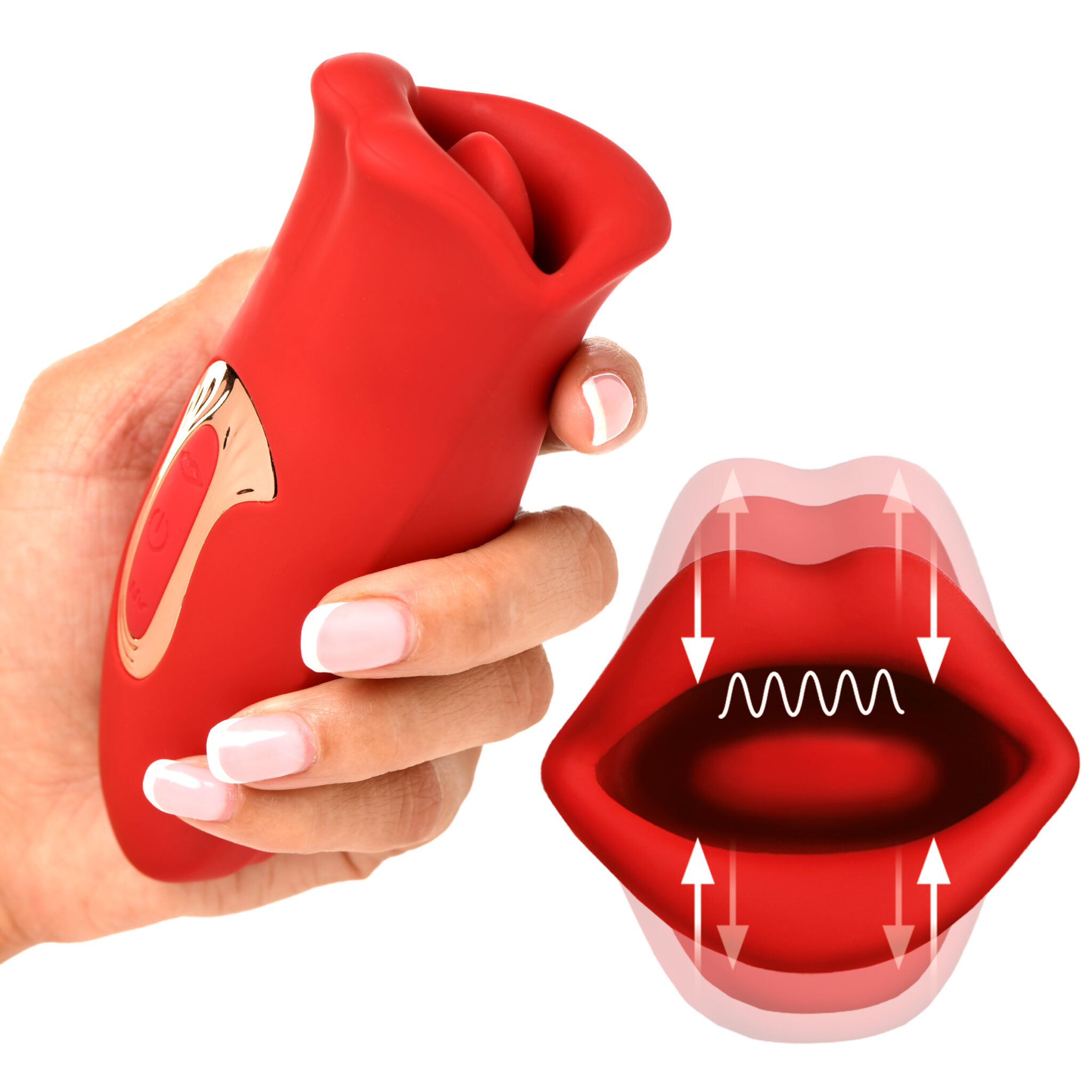 Kiss and Tell Mini Kissing and Vibrating Clitoral Stimulator-3