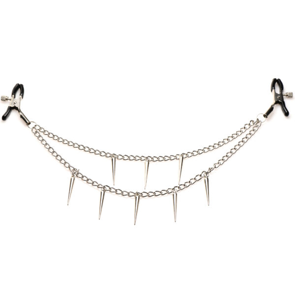Daggers Double Chain Nipple Clamps-10
