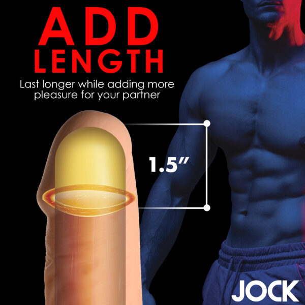Extra Long 1.5 Inch Penis Extension - Light-5