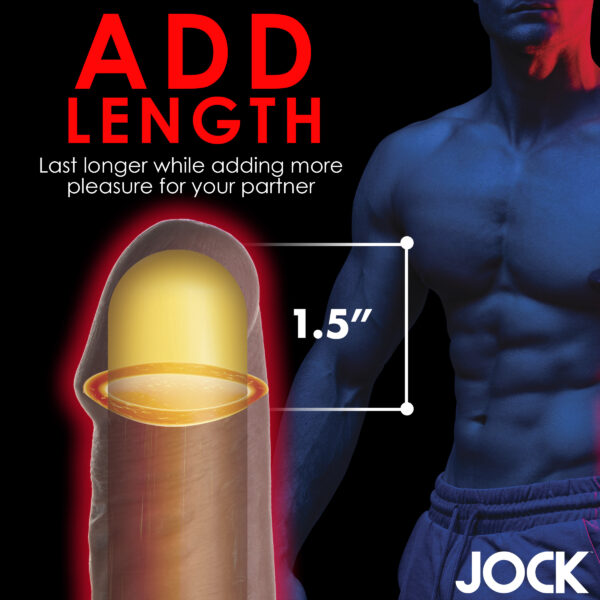 Extra Long 1.5 Inch Penis Extension - Dark-6