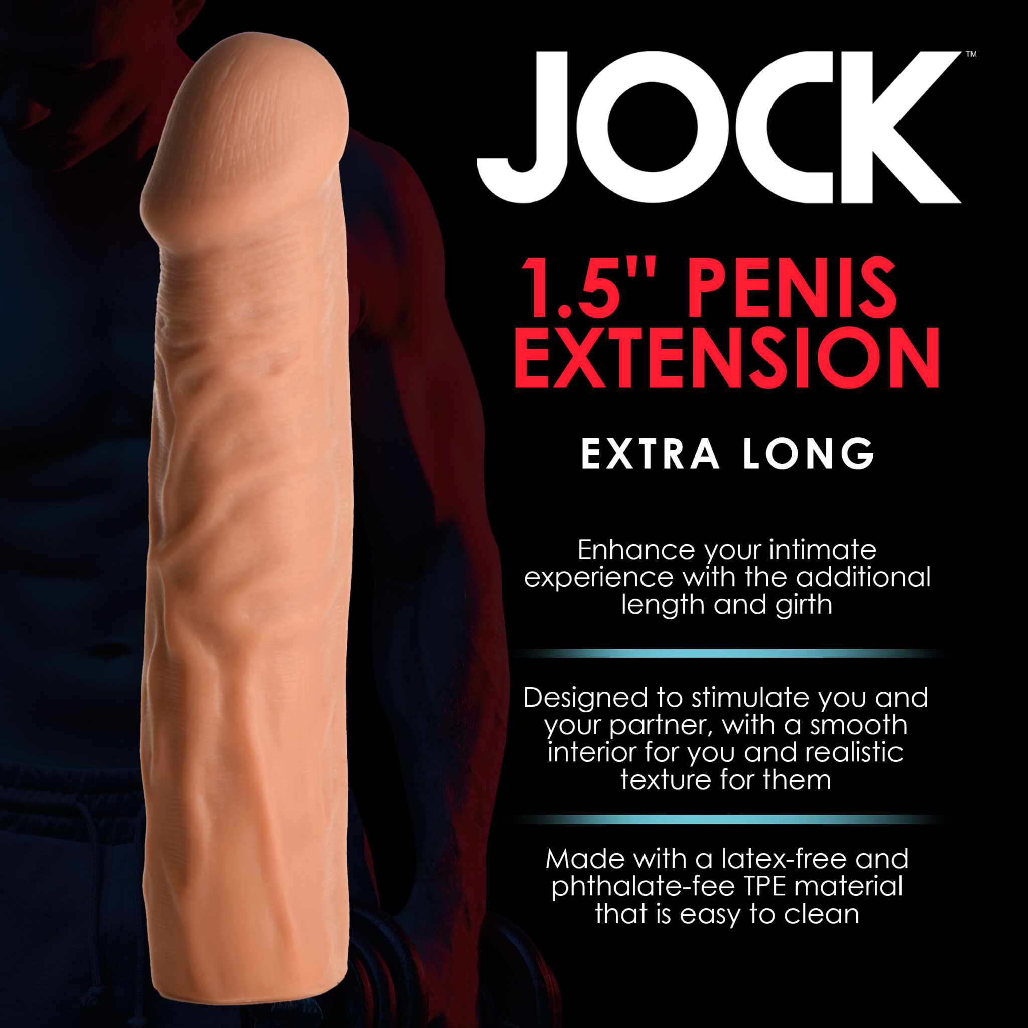 Extra Long 1.5 Inch Penis Extension – Medium