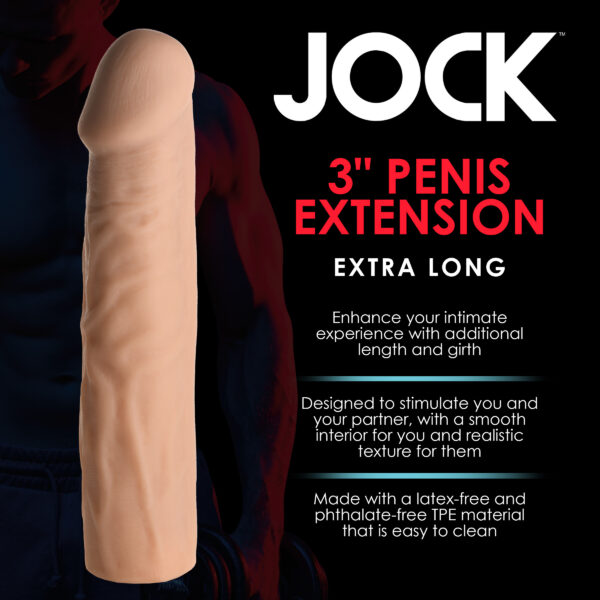 Extra Long 3 Inch Penis Extension - Light-2