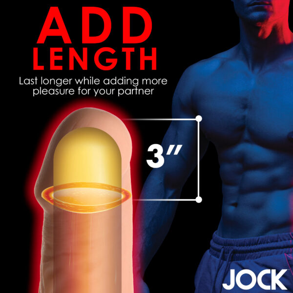 Extra Long 3 Inch Penis Extension - Light-1