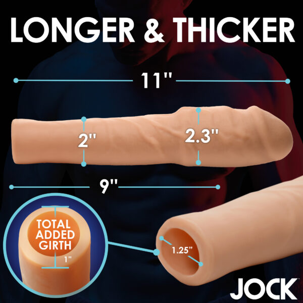 Extra Thick 2 Inch Penis Extension - Light-10