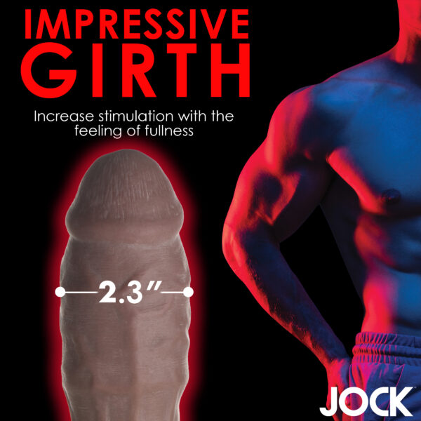 Extra Thick 2 Inch Penis Extension - Dark-3