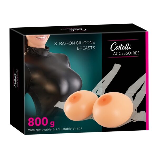 Strap On Silicone Breasts 800g-10