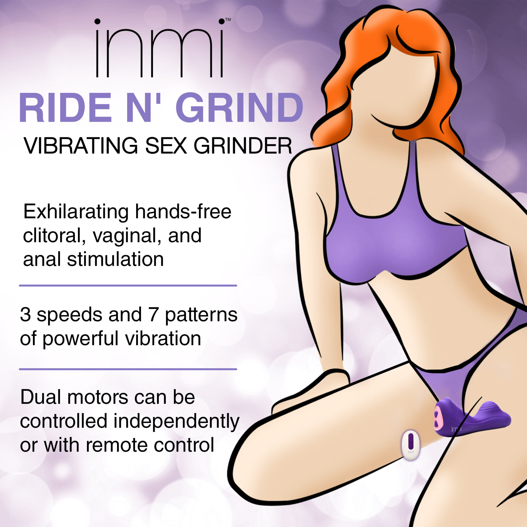 Ride n’ Grind 10 X Vibrating Silicone Sex Grinder