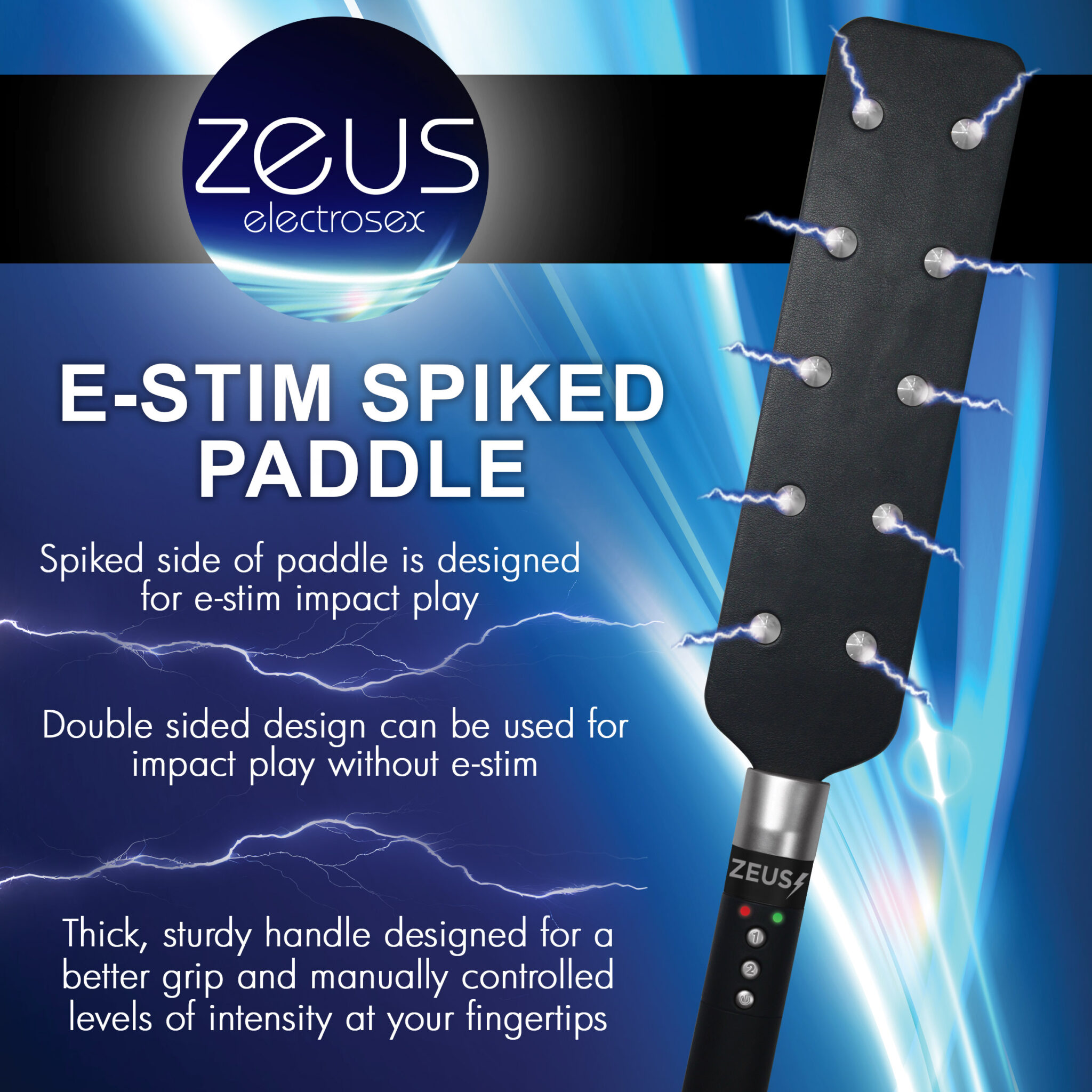 E-stim Spiked Paddle