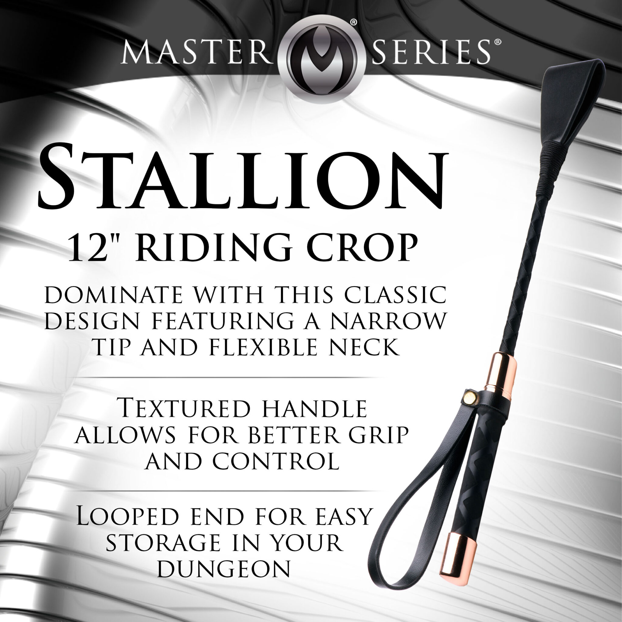 Stallion Riding Crop – 12 Inch