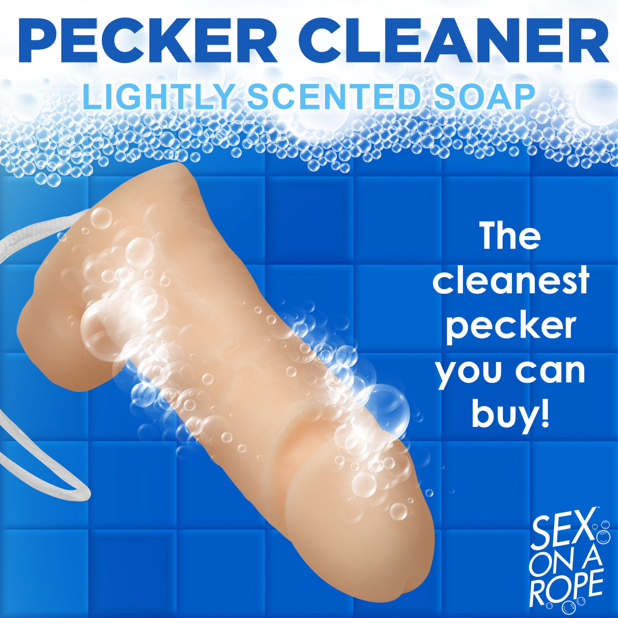 Pecker Cleaner Soap On A Rope