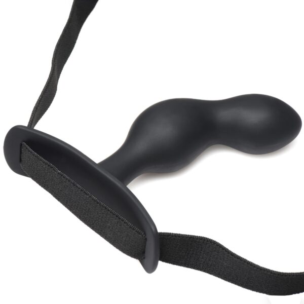 P-Spot Plugger 28X Silicone Prostate Plug with Comfort Harness and Remote Control-7