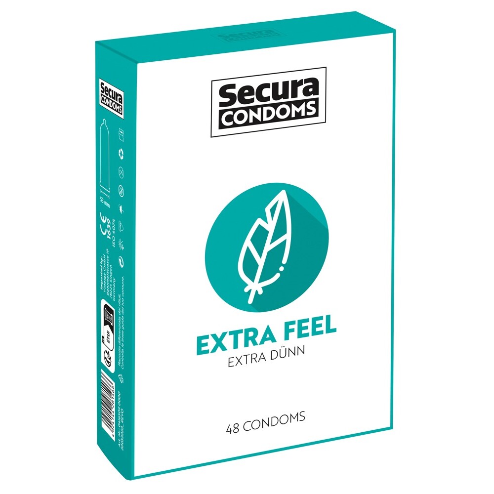 Secura Condoms 48 Pack Extra Feel-3