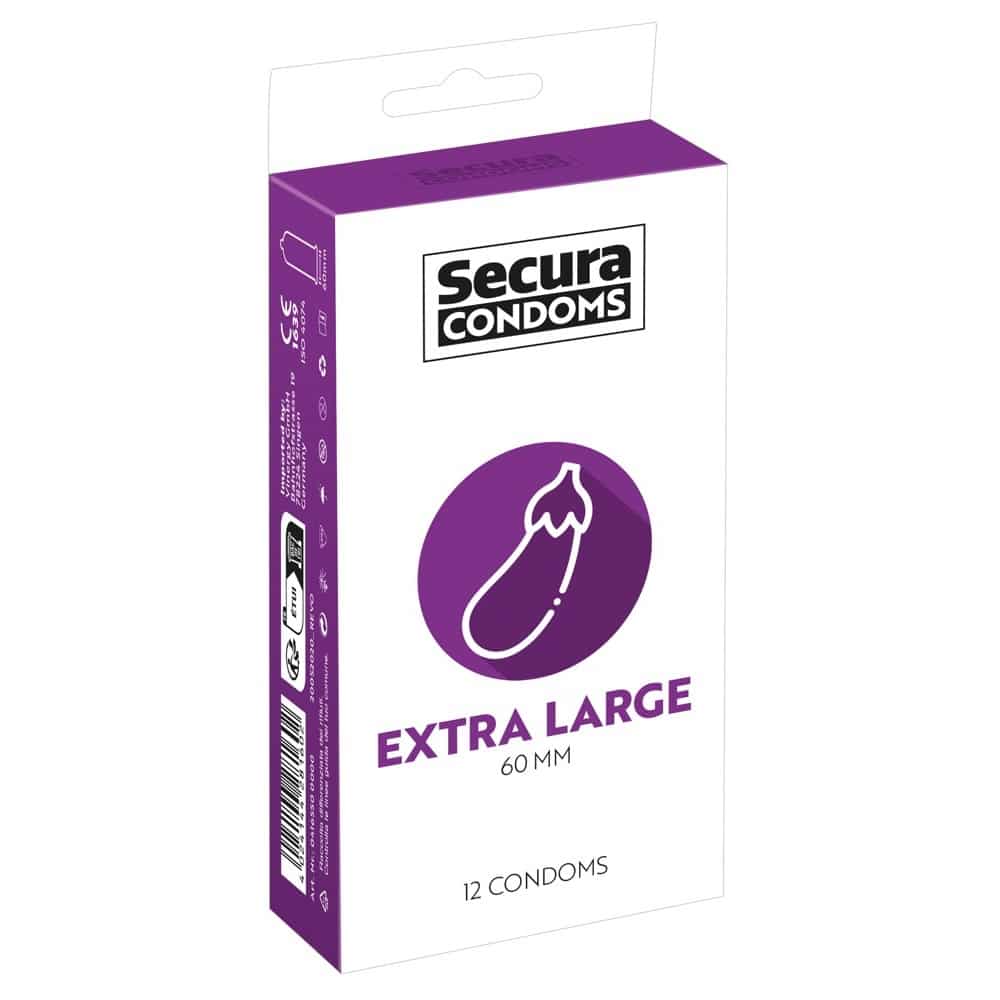 Secura Condoms 12 Pack Extra Large-1