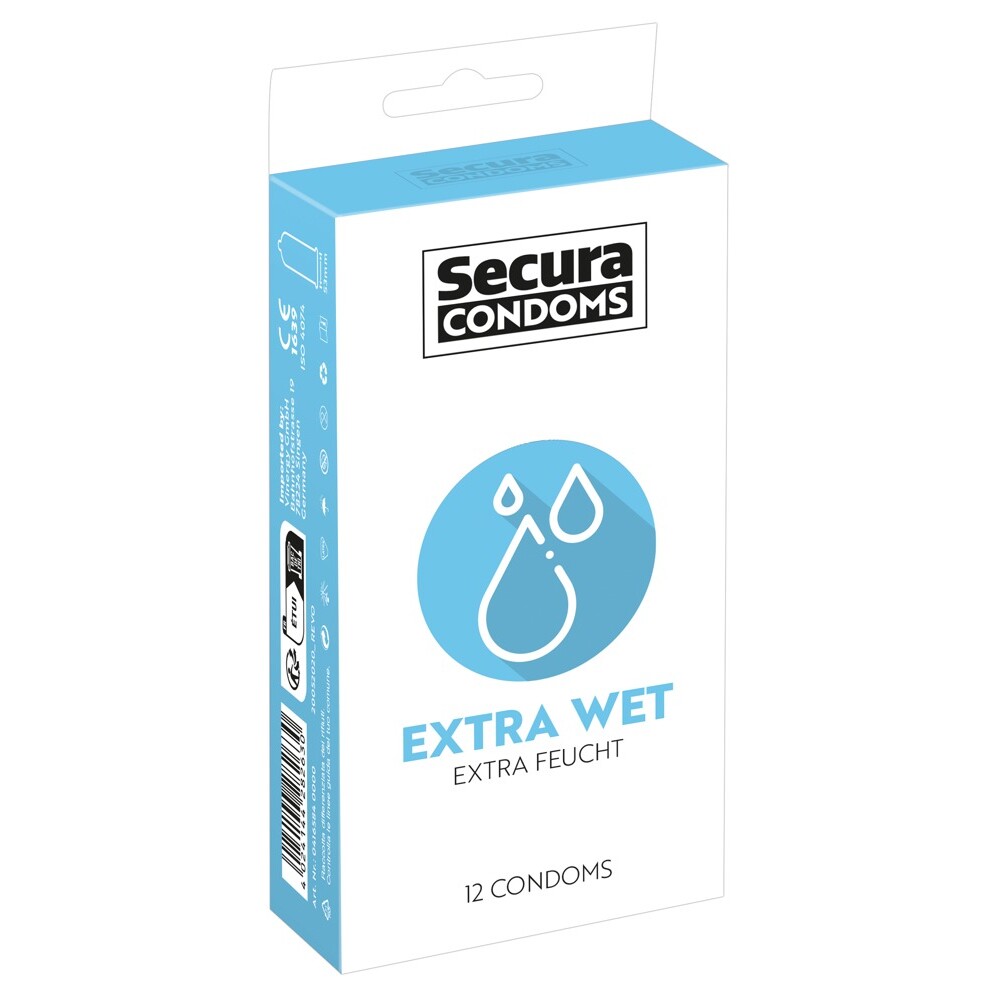 Secura Condoms 12 Pack Extra Wet-3