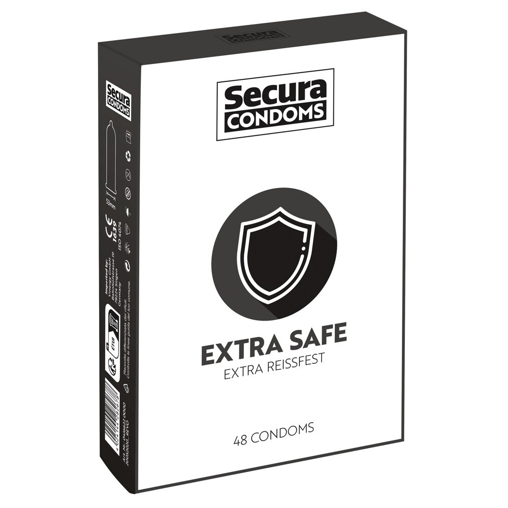 Secura Condoms 48 Pack Extra Safe-2