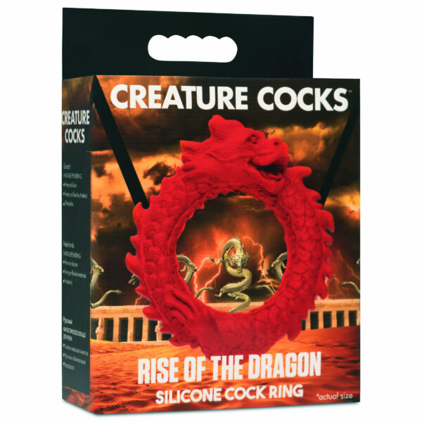 Rise of the Dragon Silicone Cock Ring-9