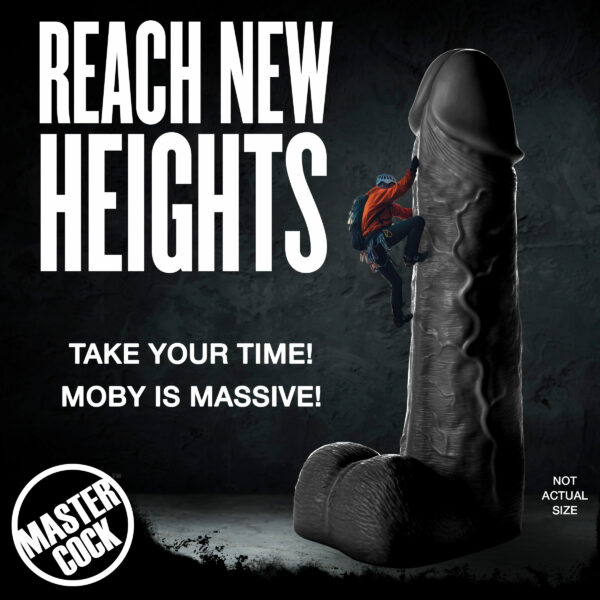 Moby Huge 2 Foot Tall Super Dildo - Black-8