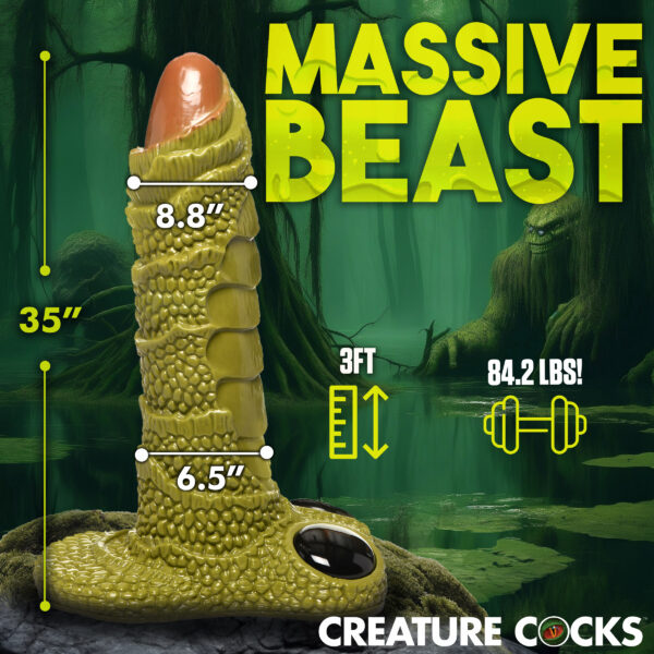 Scaly Swamp Monster 3 Foot Giant Dildo-2