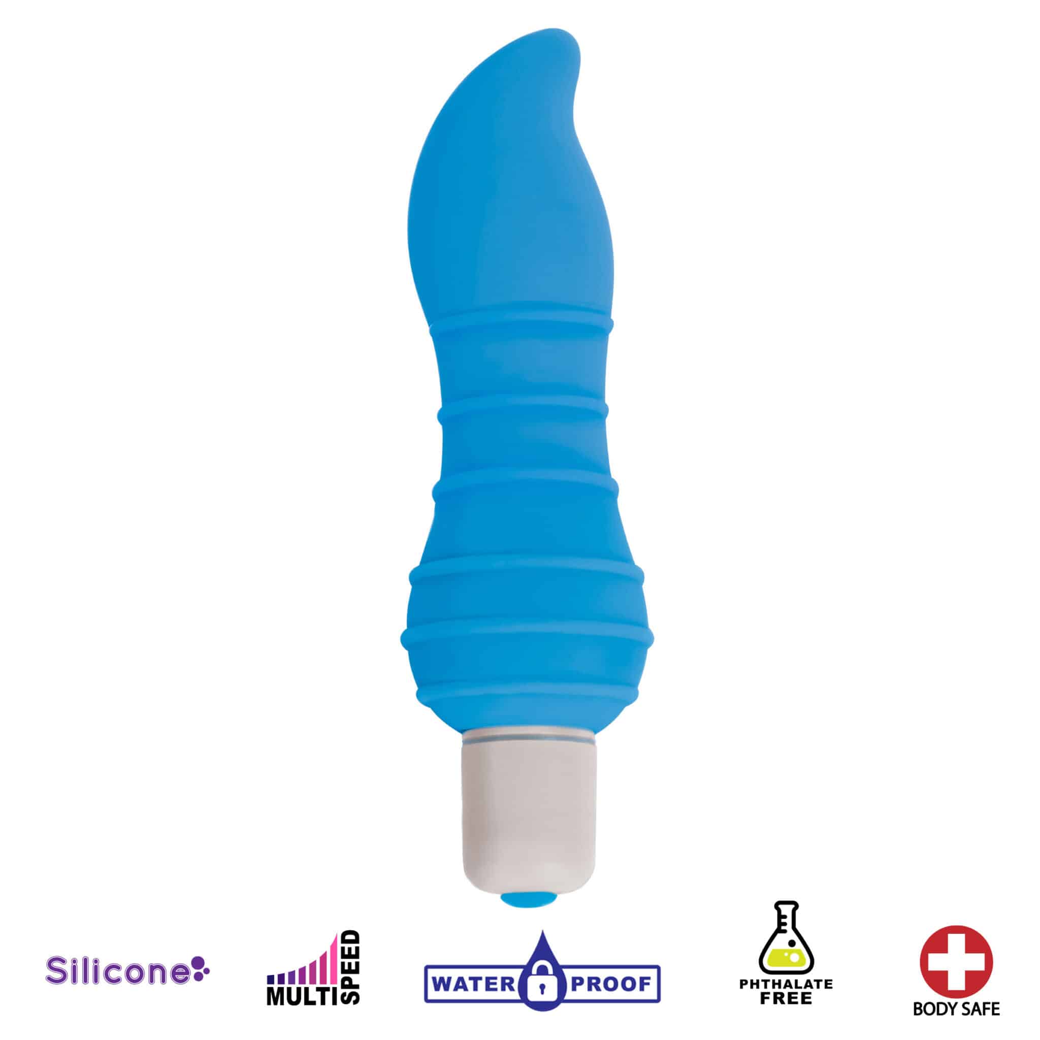 Tease Silicone Bullet Vibe- Blue