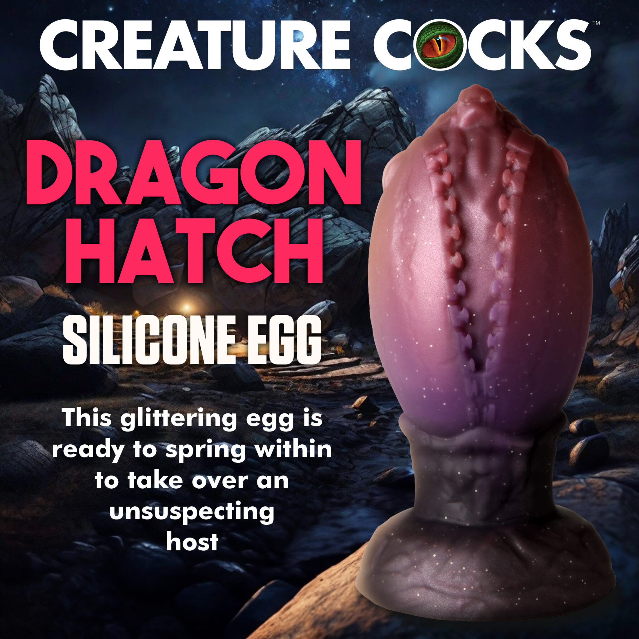 Dragon Hatch Silicone Egg – Large