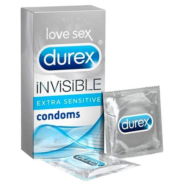 Durex Invisible Extra Sensitive 6 Pack Condoms
