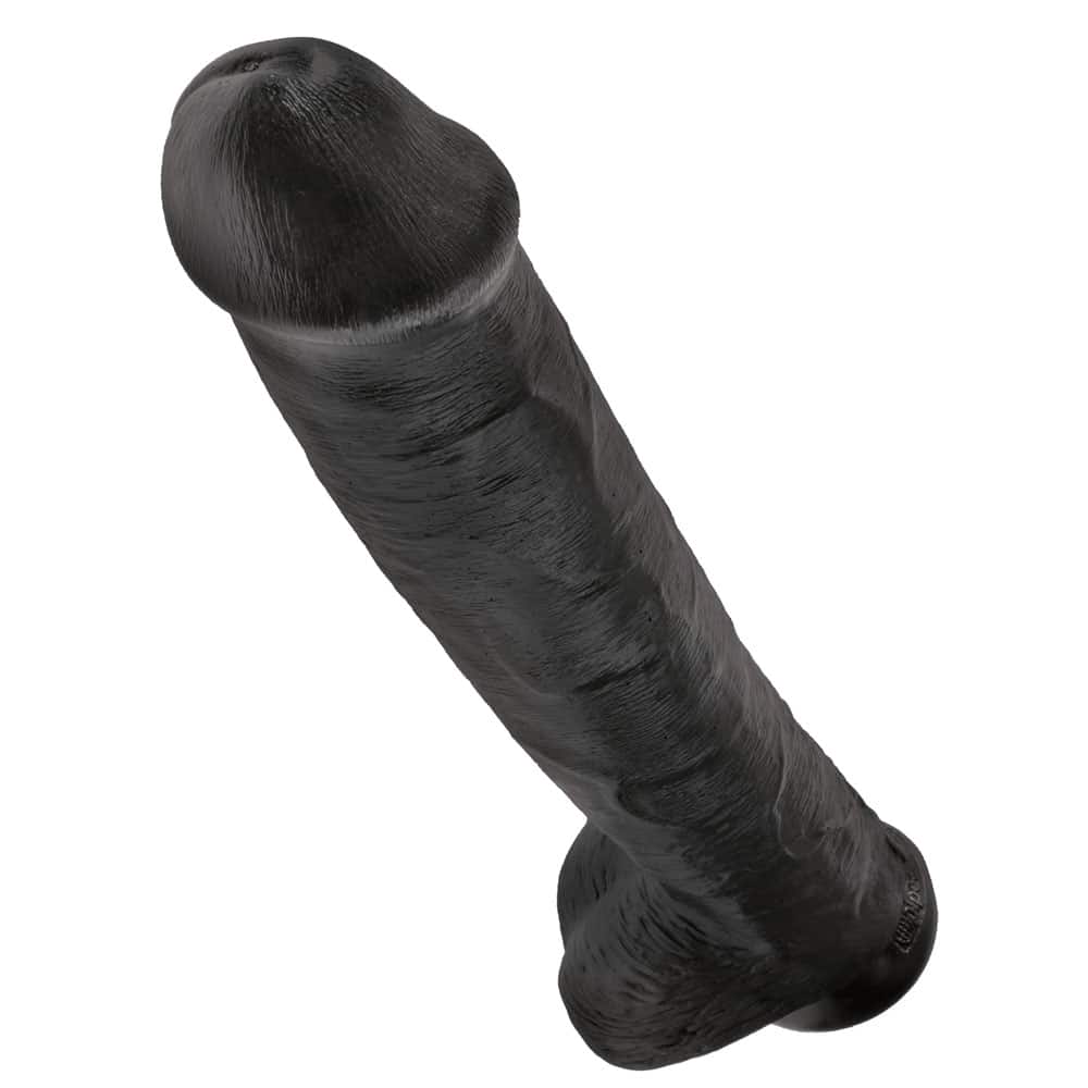 King Cock 38 CM Cock with Balls Black